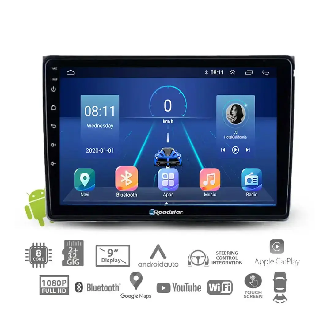 Audi A3 (02-08) - 9 Inch Roadstar Android Entertainment & Gps System 1