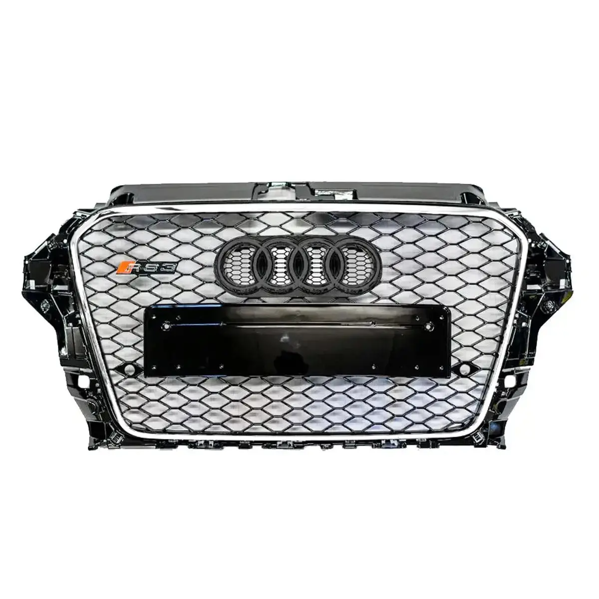 Audi A3 (14-17) Rs3 Style Gloss Black Upgrade Grille 1