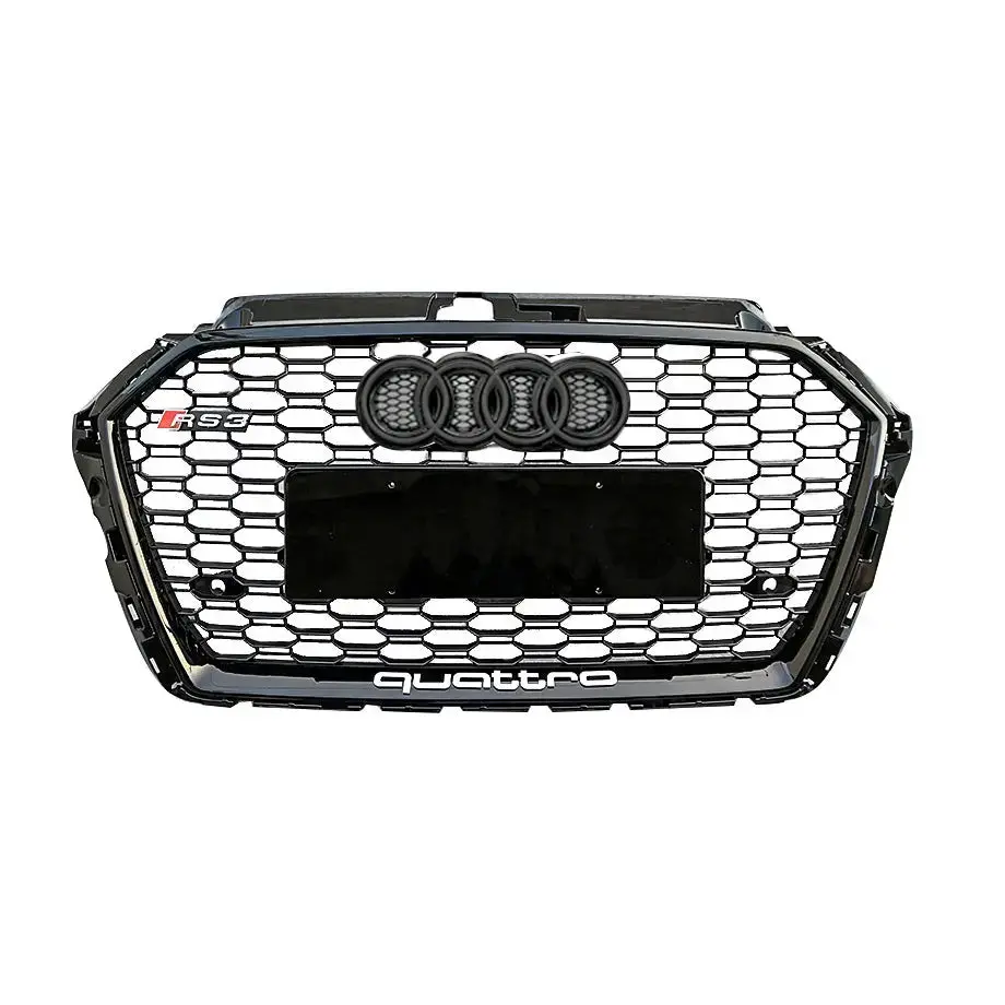 Audi A3 (17-19) Rs3 Style Gloss Black Upgrade Grille 1
