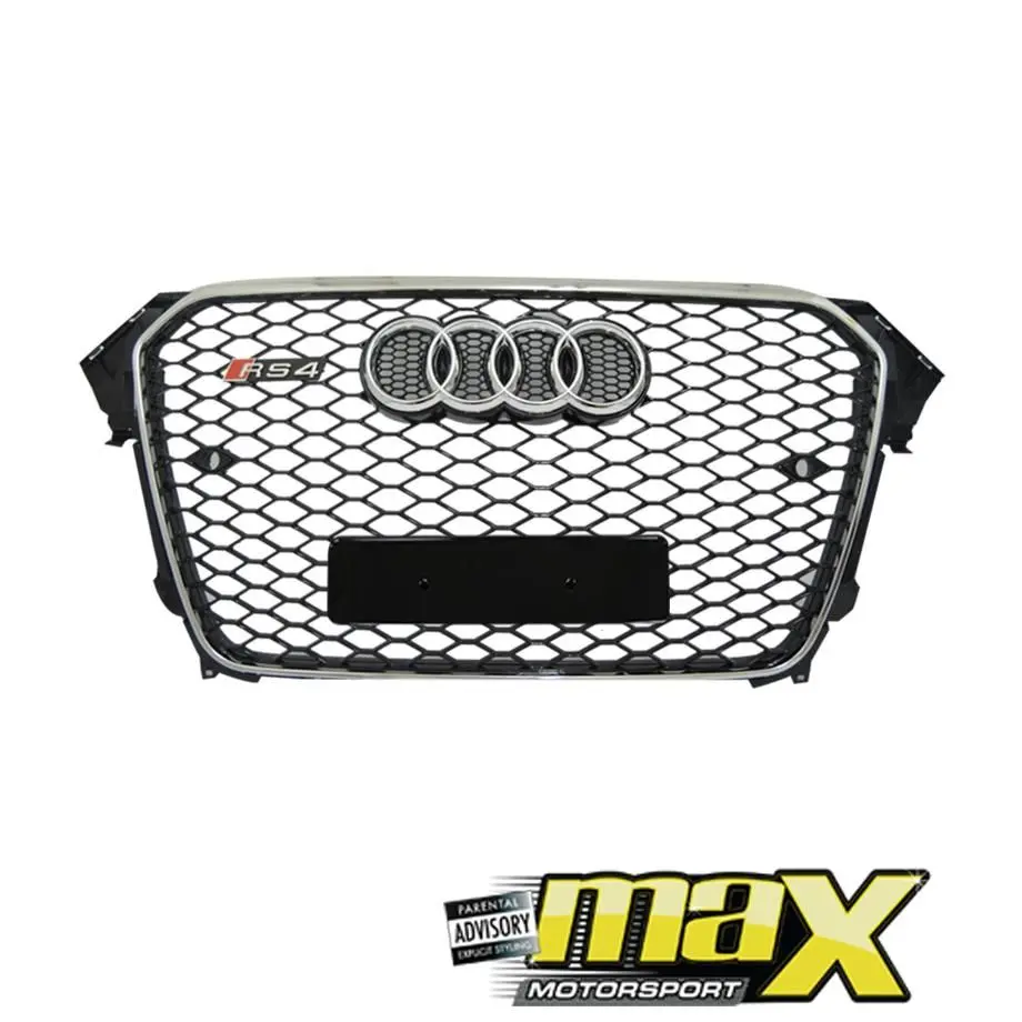 Audi A4 B9 (2015-18) Rs4 Style Grille (Chrome) 1