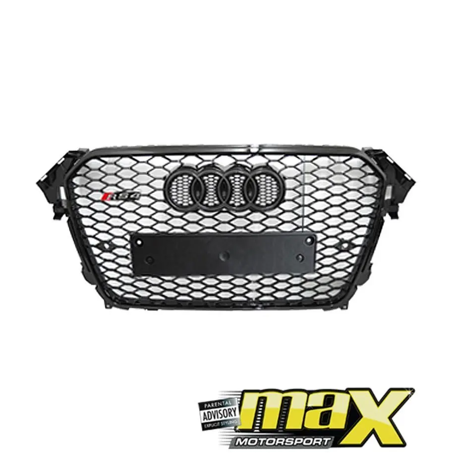 Audi A4 B9 (2015-18) Rs4 Style Grille (Full Black) 1