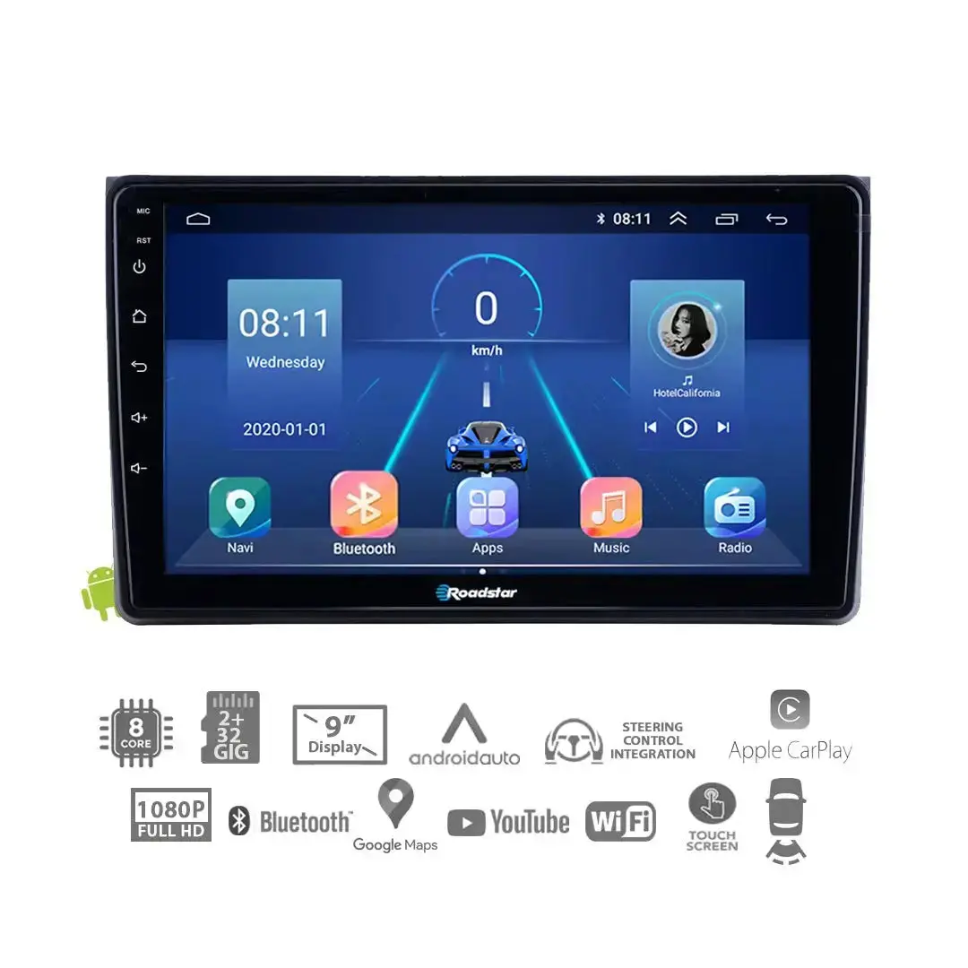 Audi A4 (02-08) - 9 Inch Roadstar Android Entertainment & Gps System 1