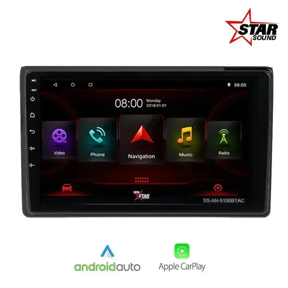 Audi A4 (02-08) - 9 Inch Star Sound Android Entertainment & Gps System 1
