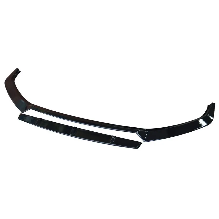 Audi A5 S-Line Gloss Black 2-Piece Front Lip Spoiler (18-On) 1
