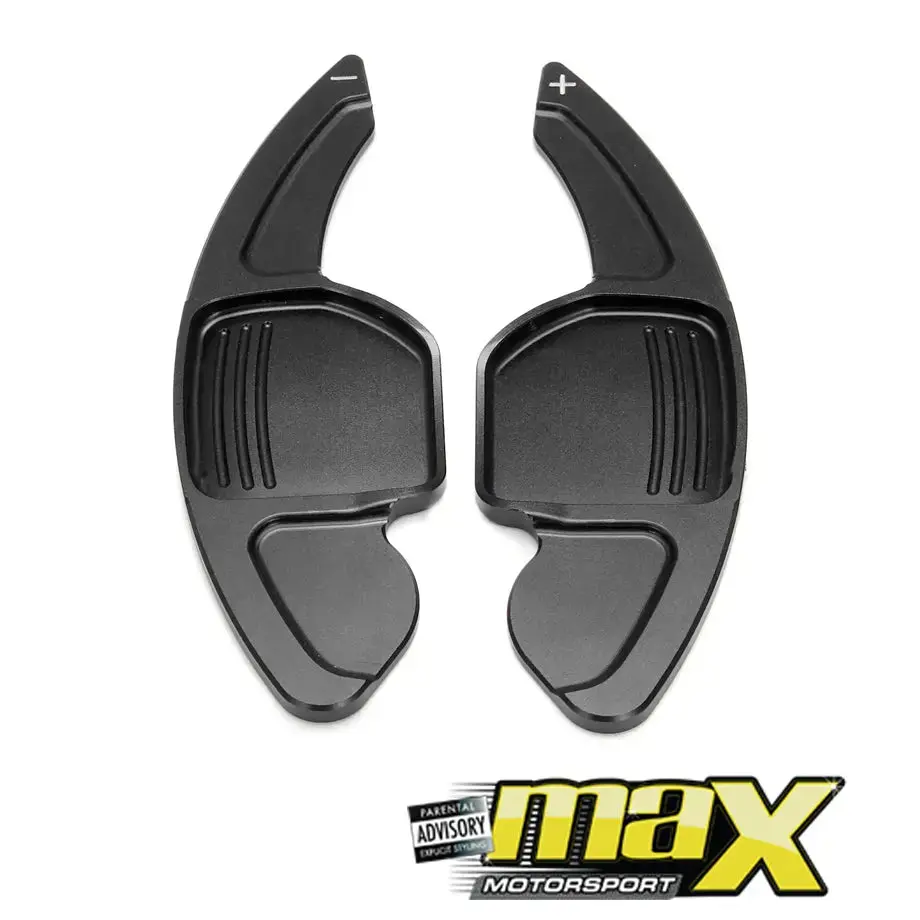 Audi Aluminium Black Paddle Shift Extensions -Type C 1