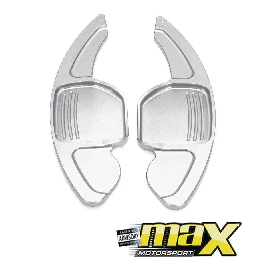 Audi Aluminium Silver Paddle Shift Extensions -Type C 1