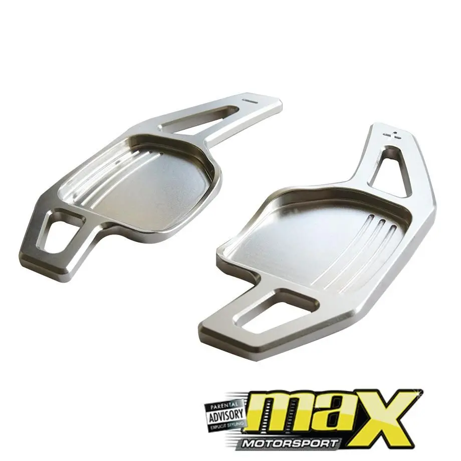 Audi Aluminium Silver Paddle Shift Extensions 1