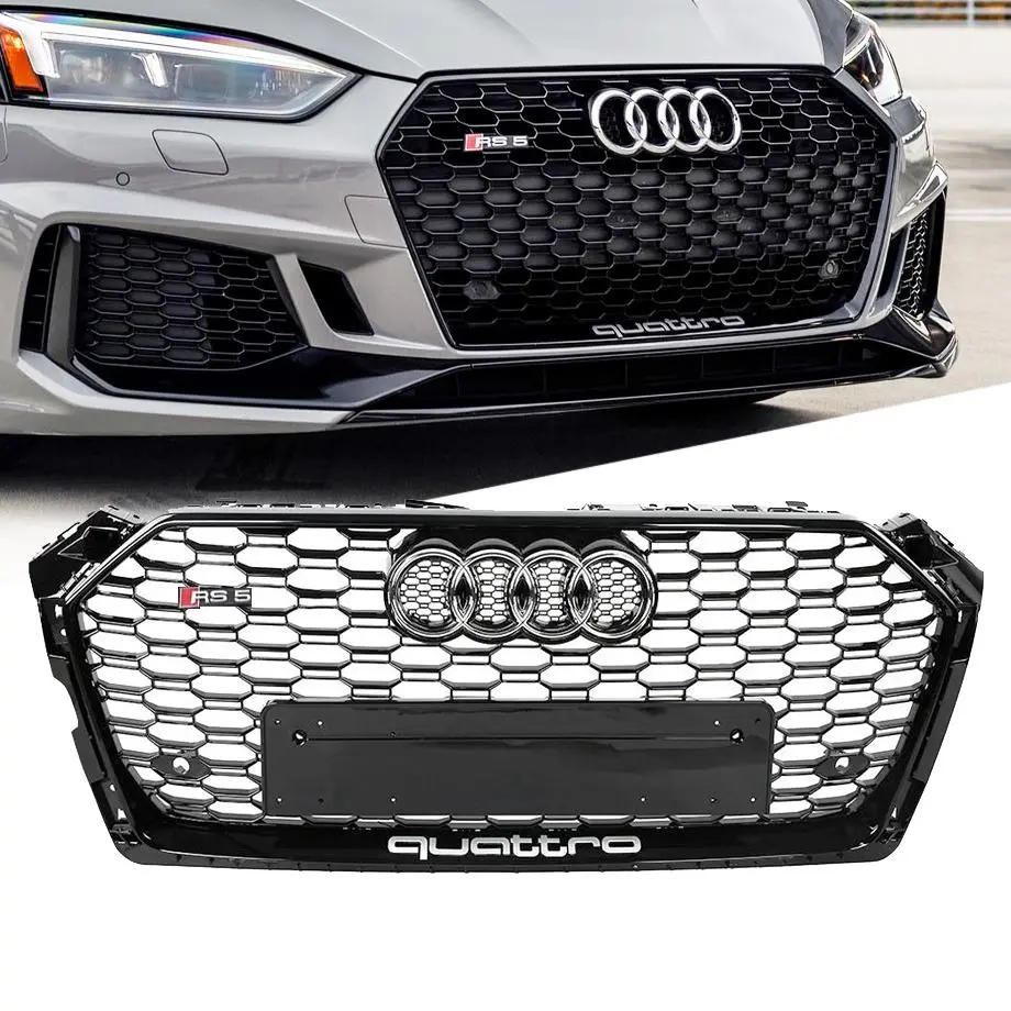 Audi Rs5 Style B9 Gloss Black Grille (18-On) 1