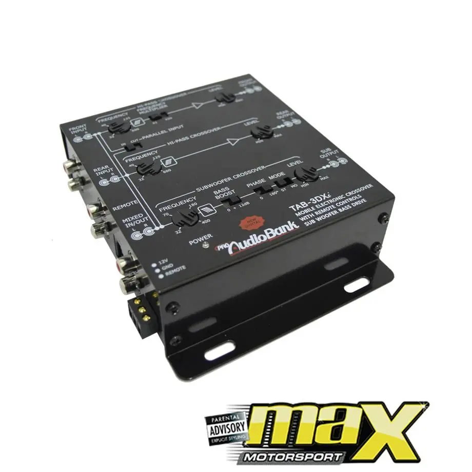 Audiobank 3-Way Active Crossover 1