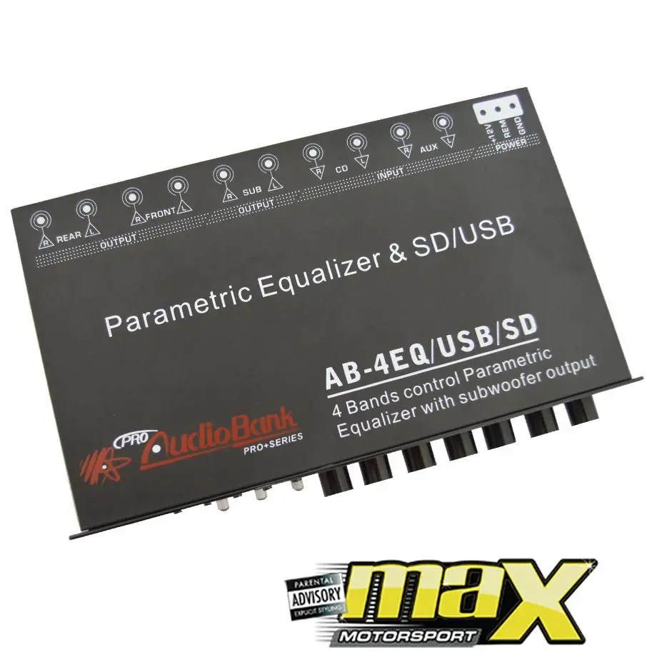 Audiobank 4 Band Parametric Equalizer 1