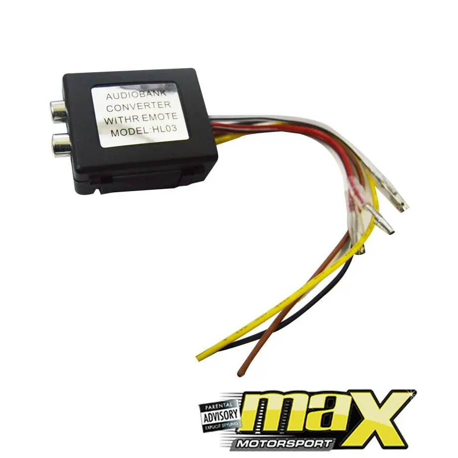 Audiobank Line-Converter With Remote 1