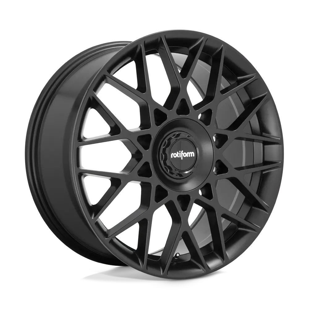 19" Rotiform Blq-C Matte Black Wheel 1