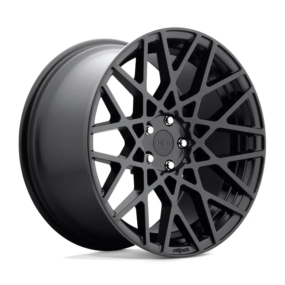 18" Rotiform Blq Matte Black Wheel 1