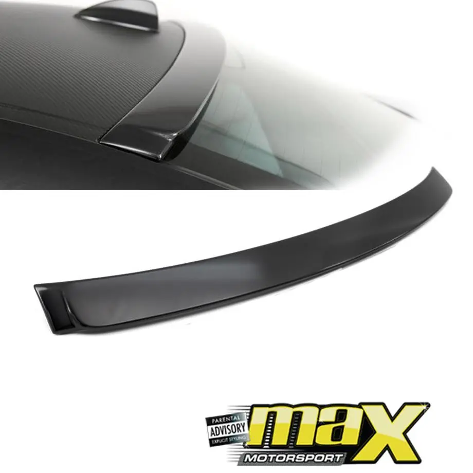 Bm F30 3-Series Gloss Black Plastic Roof Spoiler 1