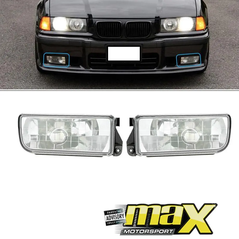 Bm E36 3 Series Crystal Fog Lamps (91-98) 1