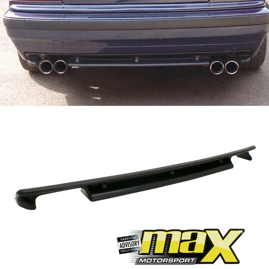Bm E36 3-Series Plastic Rear Diffuser 1