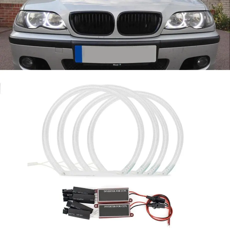 Bm E46 3-Series Non-Projector Ccfl Angel Eye Ring 1