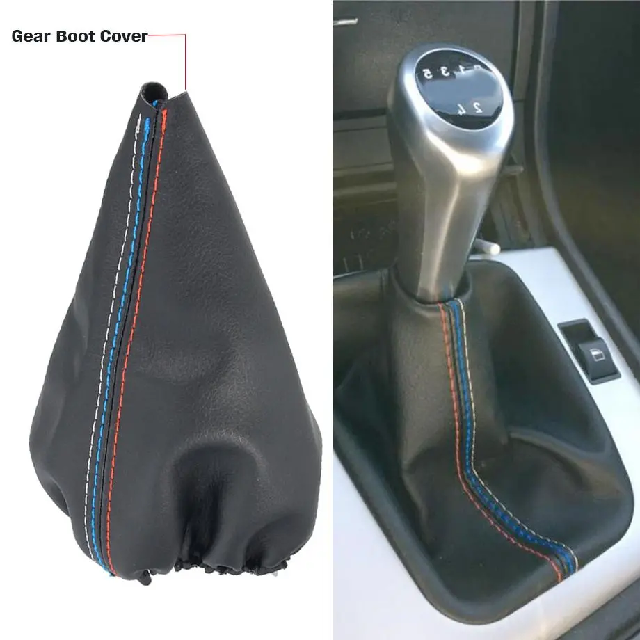 Bm E46 Leather Gear Boot Cover & Handbrake Cover 2