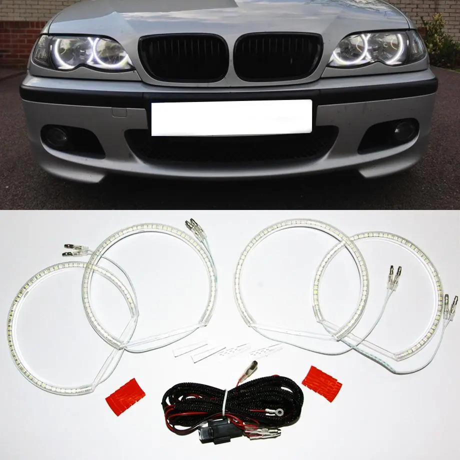 Bm E46 Smd Led Non Projector Angel Eye Rings 1