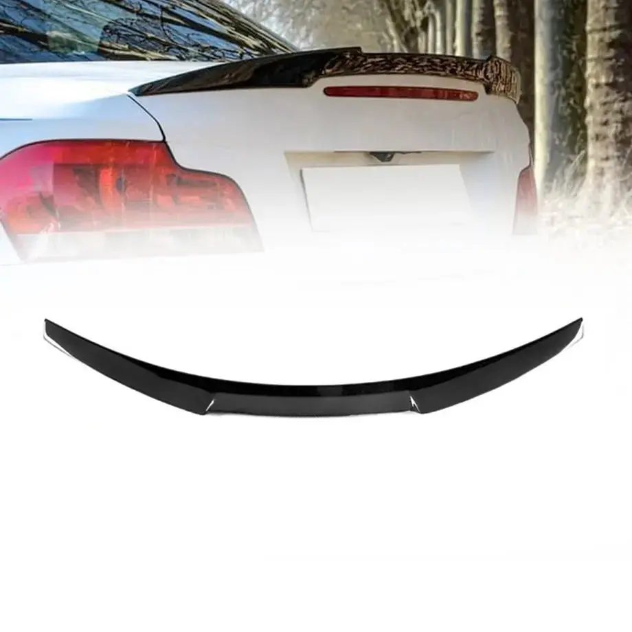 Bm E82 1-Series M4-Style Gloss Black Boot Spoiler 1