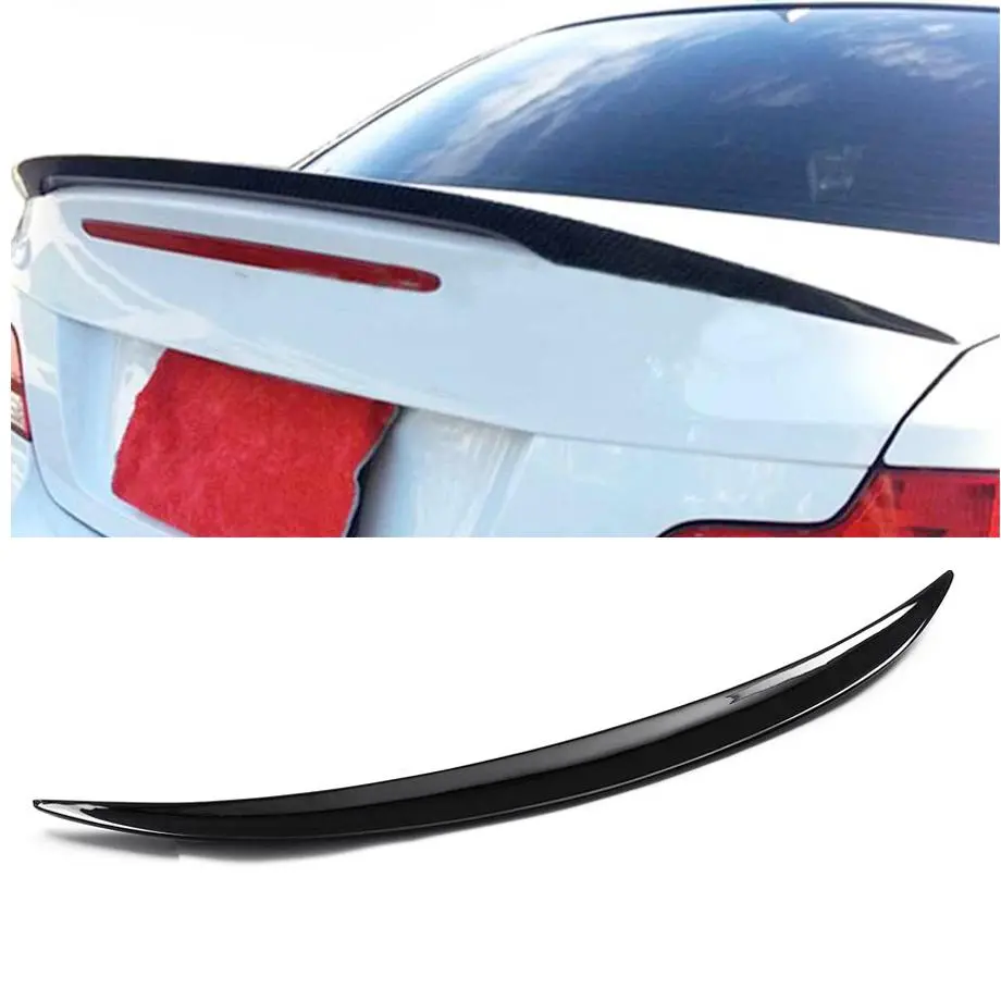 Bm E82 1-Series Performance Style Gloss Black Boot Spoiler 1