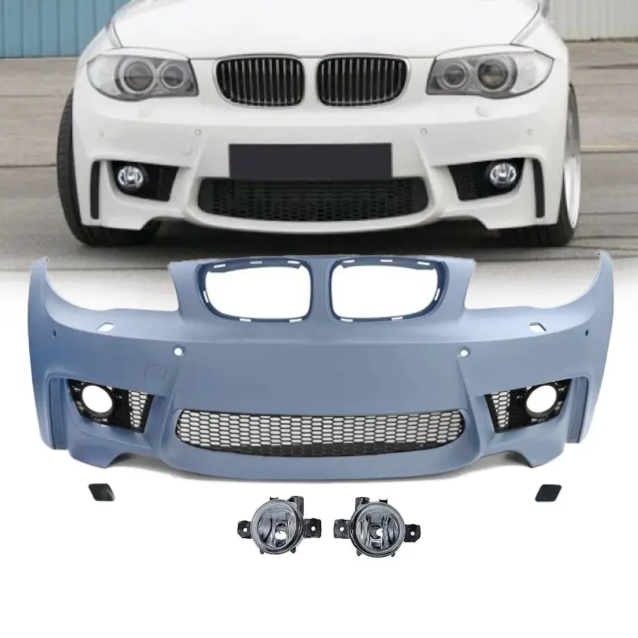 Bm E82 / E87 (1-Series) - 1M Style Plastic Front Bumper Upgrade 1