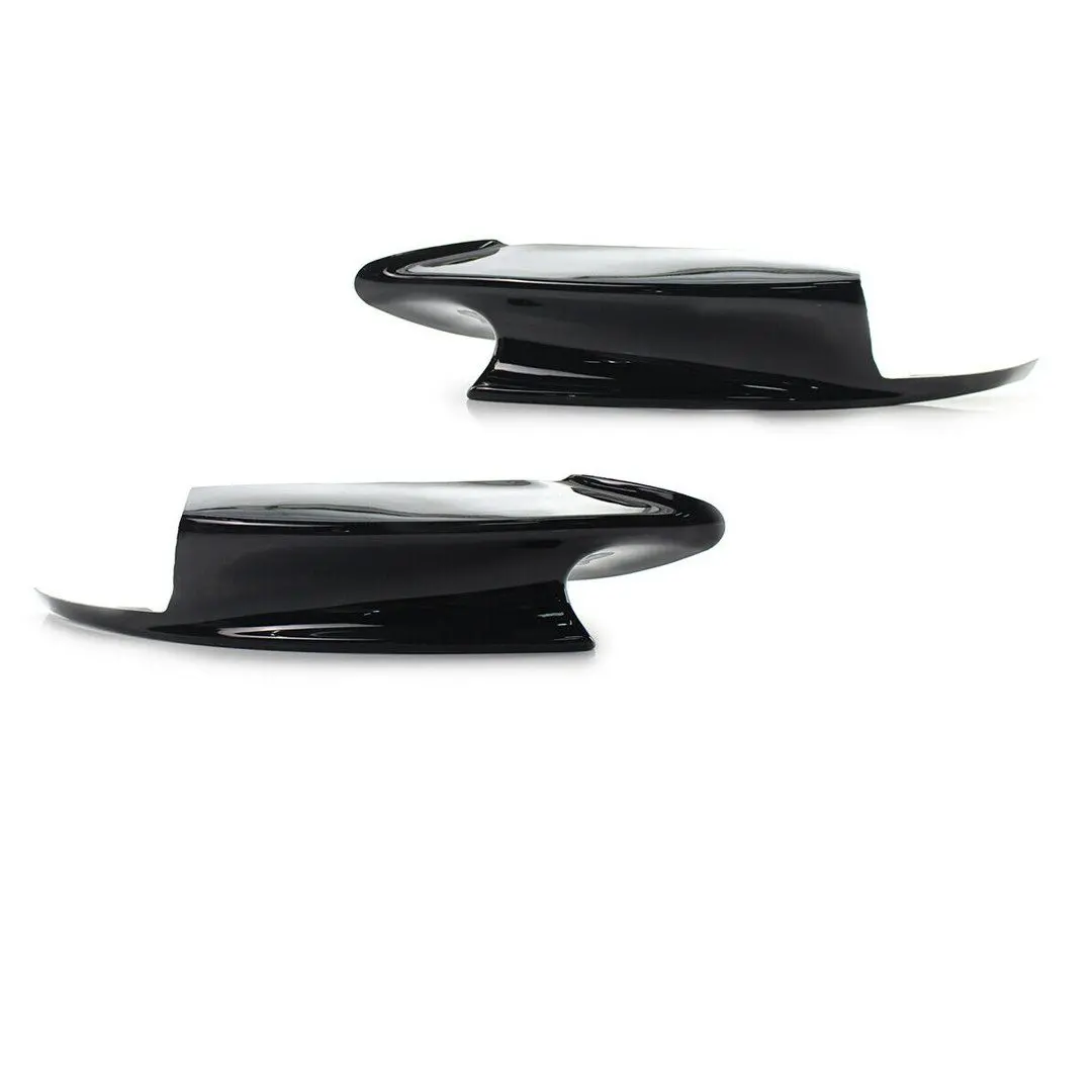 Bm E92 M3 Gloss Black Plastic Front Bumper Splitters 1