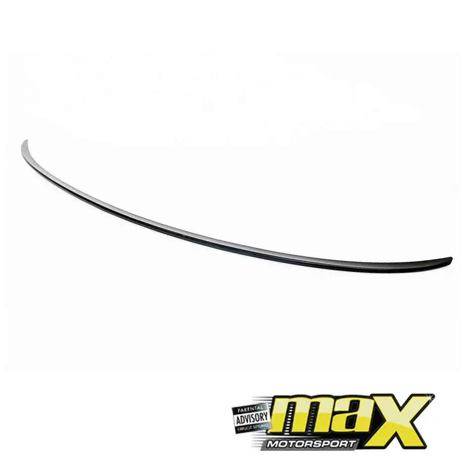 Bm E90 (3-Series) Gloss Black Plastic Slim Boot Spoiler 1