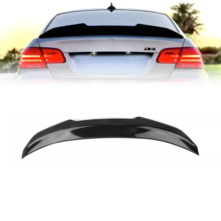 Bm E92 Coupe Psm Style Gloss Black Boot Spoiler 1