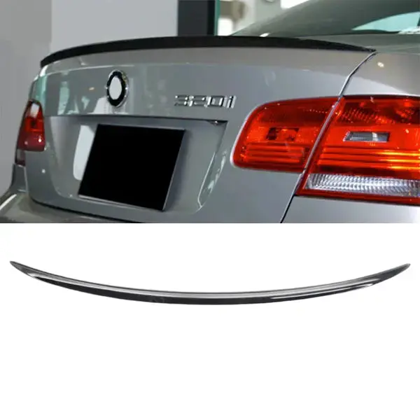Bm E92 Coupe Gloss Black Plastic Slim Boot Spoiler 1