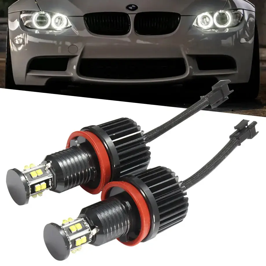 Bm E92 (07-13) H8 Led Angel Eye Bulbs (Pair) 1