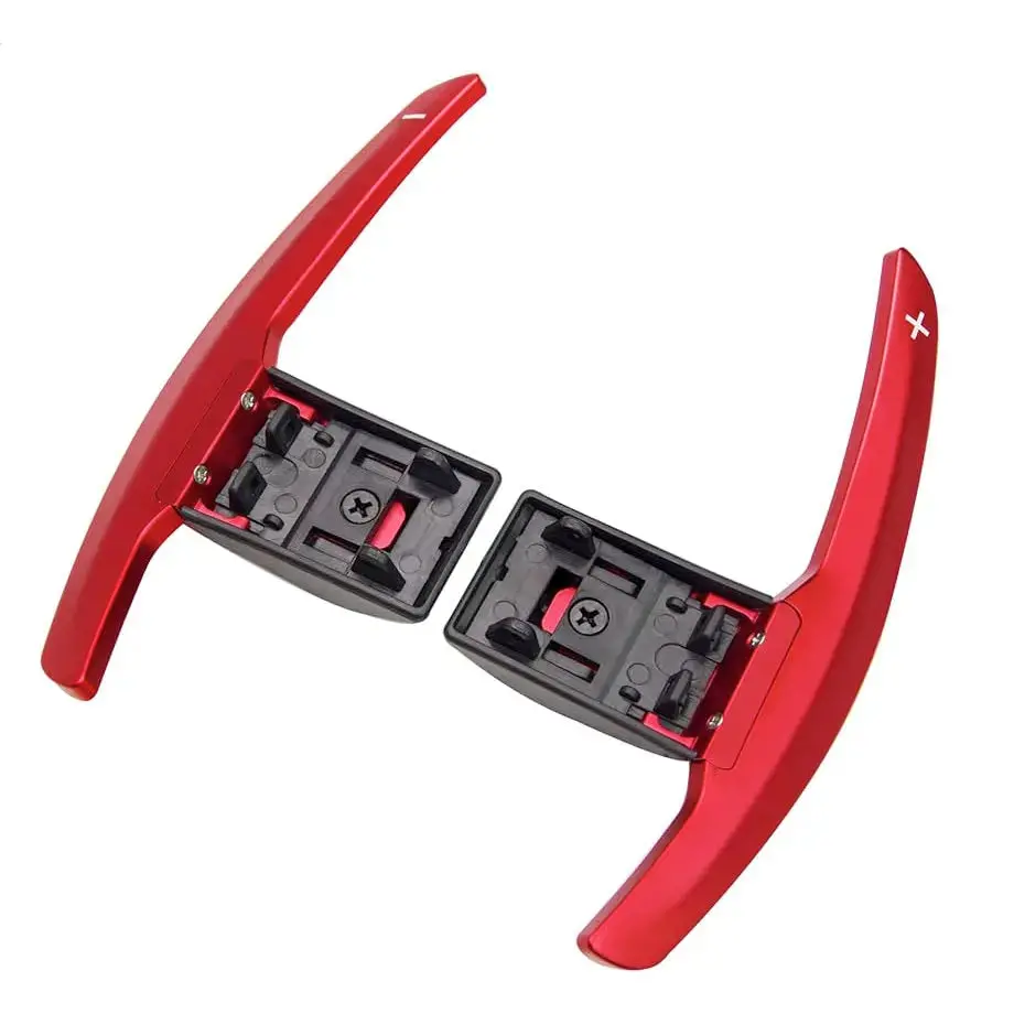 Bm F-Series Aluminium Paddle Shift Extensions - Red 1