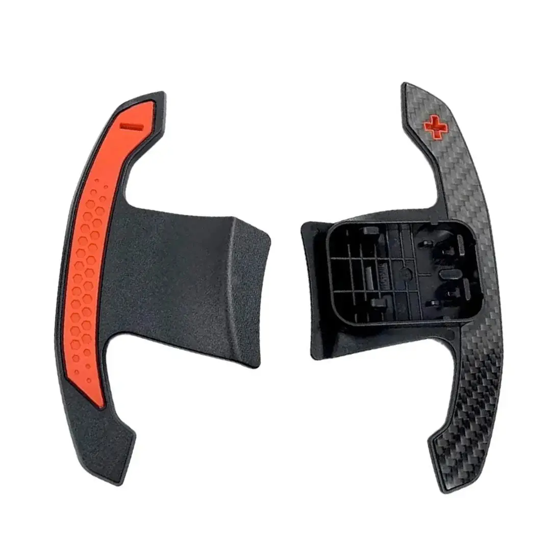 Bm F-Series Carbon Fibre Paddle Shift Extensions - Red 1