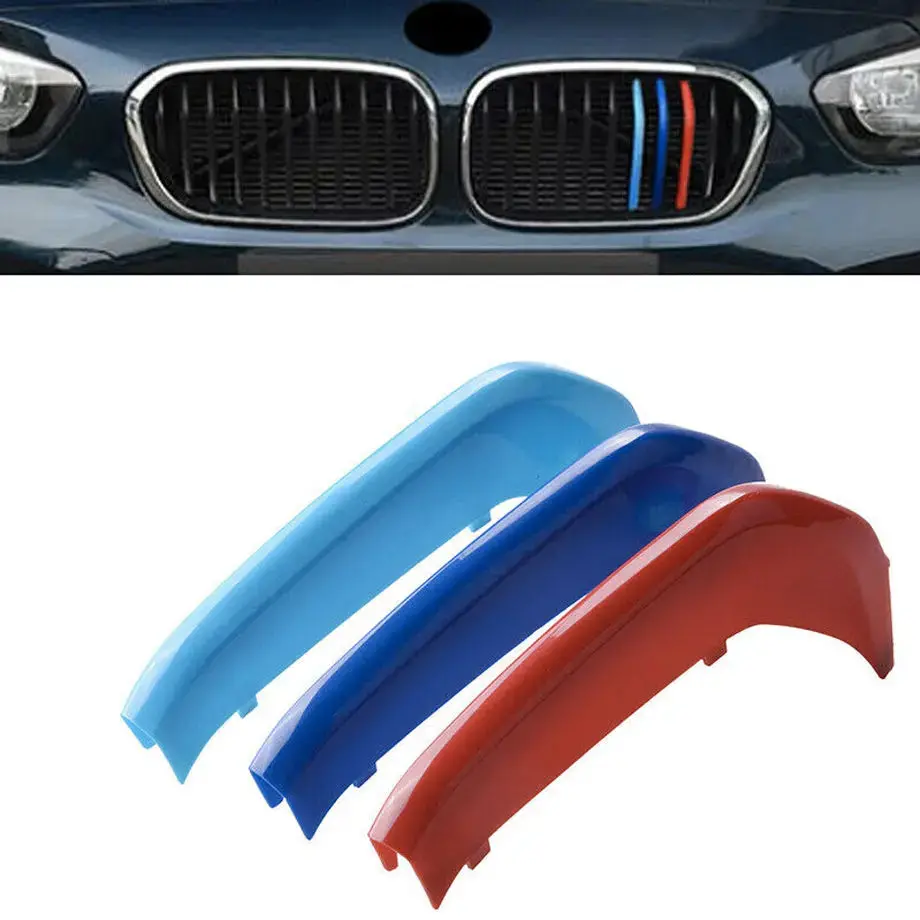 Bm F20 1-Series (15-18) M-Sport Clip On Grille Stripes 1