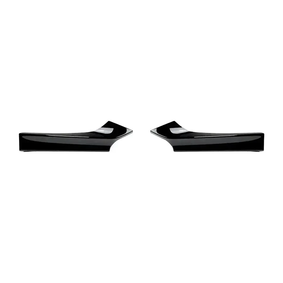 Bm F22 2-Series Gloss Black Front Bumper Splitters (14-19) 1