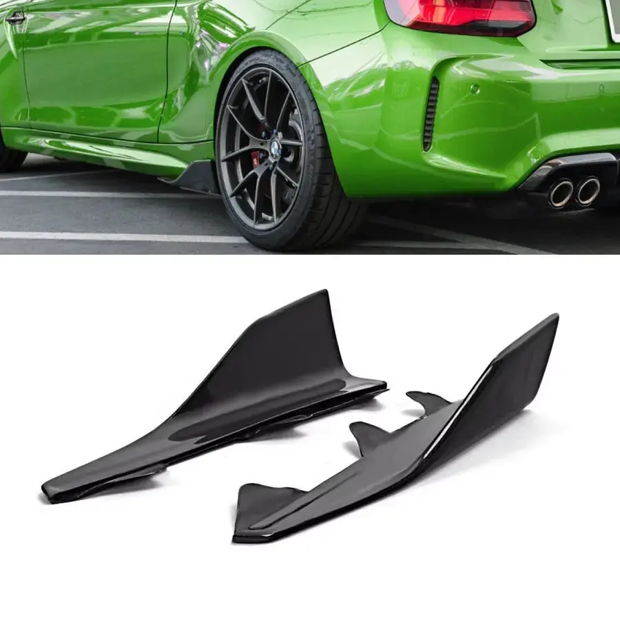 Bm F22 / F87 M2 Gloss Black Side Skirt Splitter Extension 1