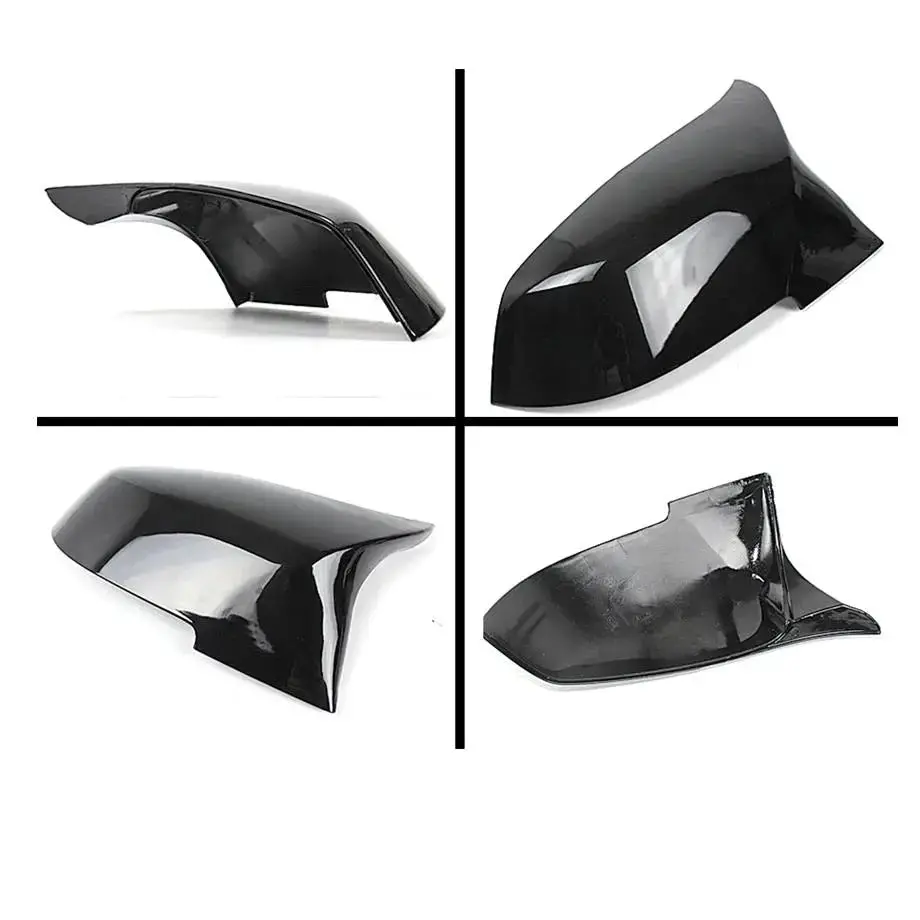 Bm F22 M3/M4 Style Gloss Black Stick On Mirror Covers 2