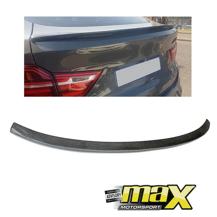 Bm F26 X4 Carbon Fibre Performance Style Boot Spoiler 1