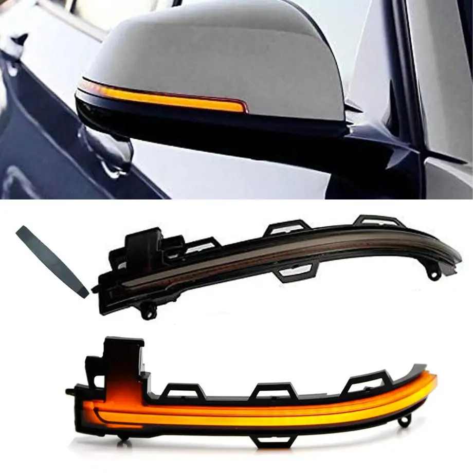 Bm F26 X4 Side Mirror Smoked Led Sequential Indicator Light 1