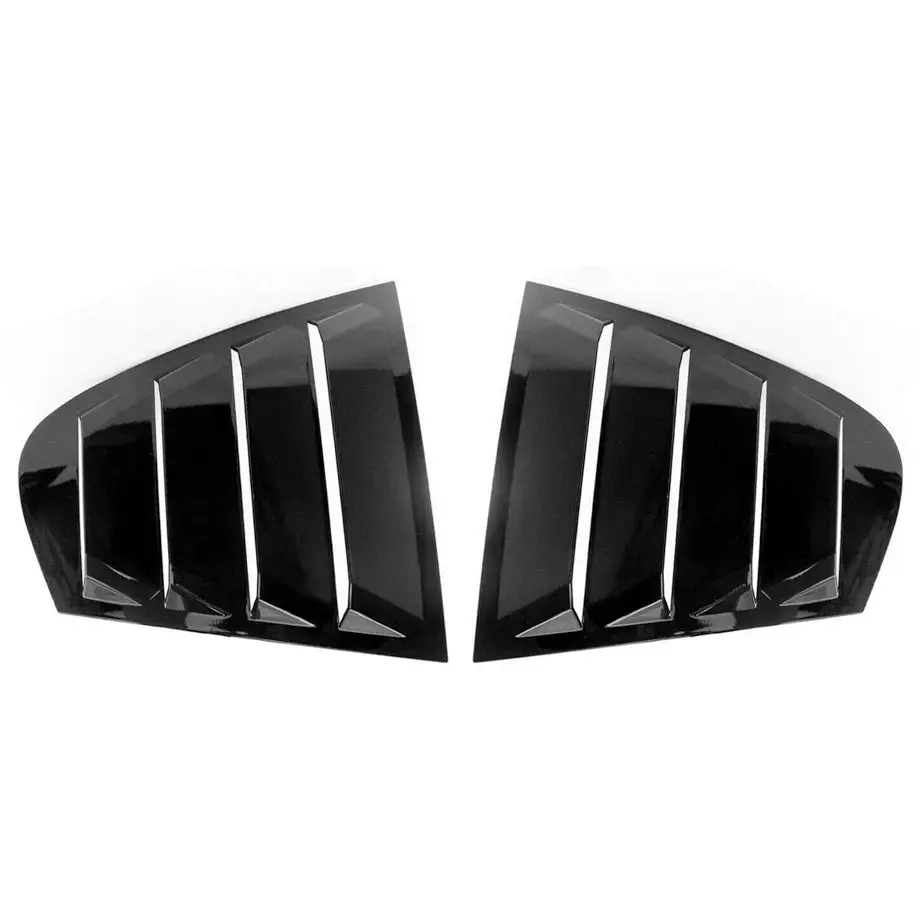 Bm F30 3-Series Gloss Black Plastic Side Window Louver 1