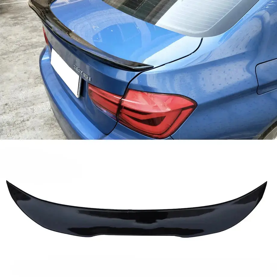 Bm F30 3-Series Psm Style Gloss Black Boot Spoiler (12-18) 1