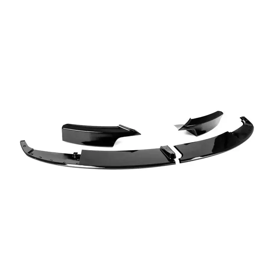 Bm F30 3-Series (12-19) Gloss Black 4-Piece Front Spoiler 1