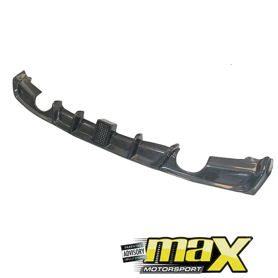 Bm F30 3-Series (12-On) F1 Style Led Carbon Fibre Diffuser 1