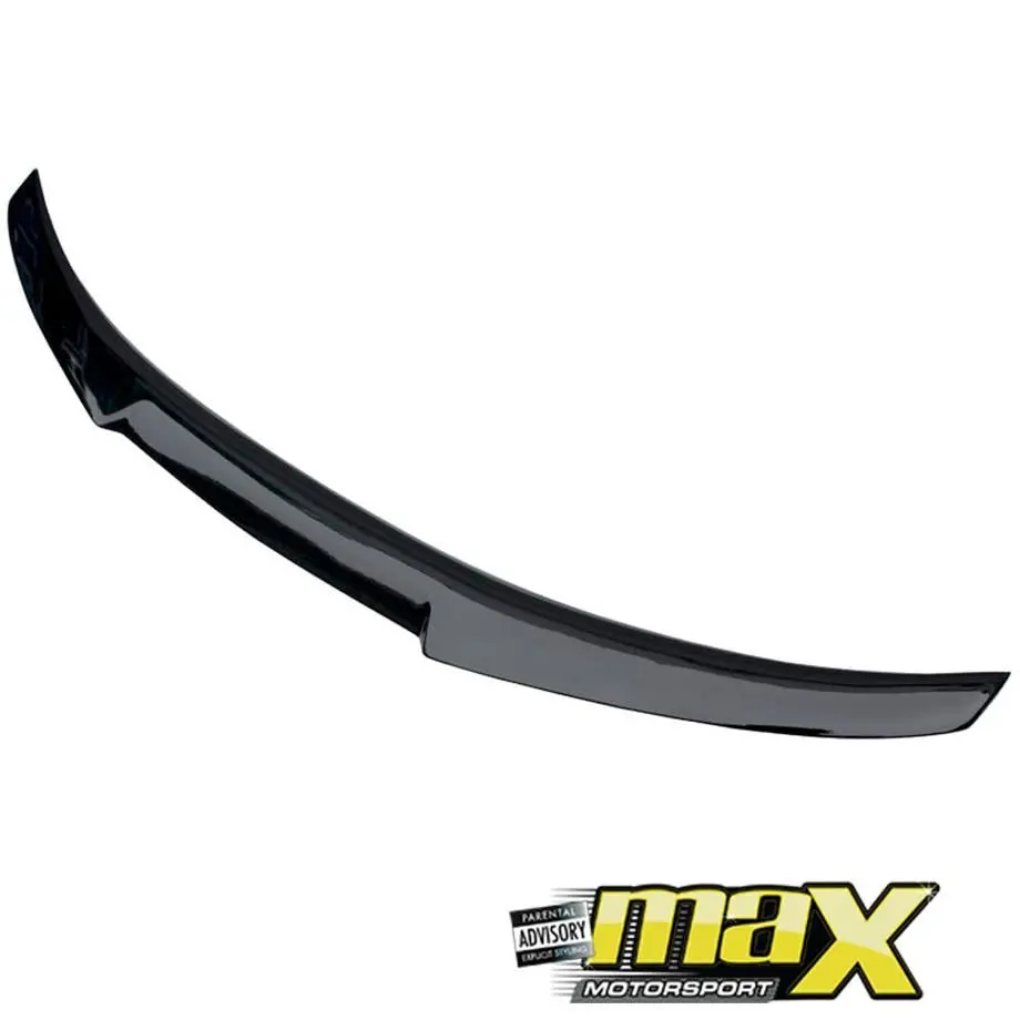 Bm F30 M4 Style Gloss Black Plastic Boot Spoiler 1
