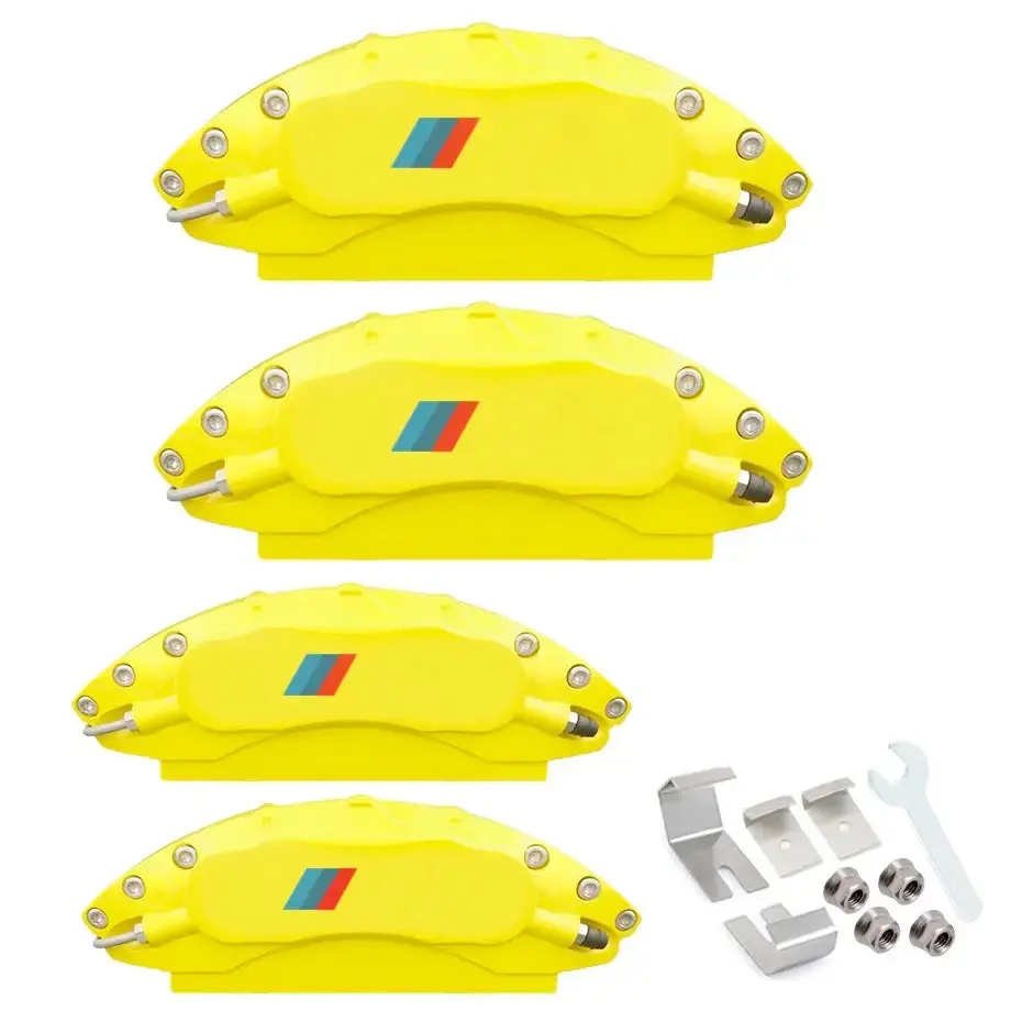 Bm F30 Performance Style Aluminium Brake Caliper Cover - Yellow 1