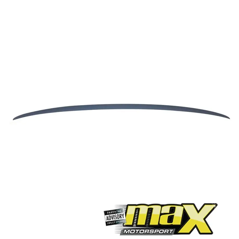 Bm F30 Plastic (12-On) Slim Plastic Boot Spoiler (Unpainted) 1