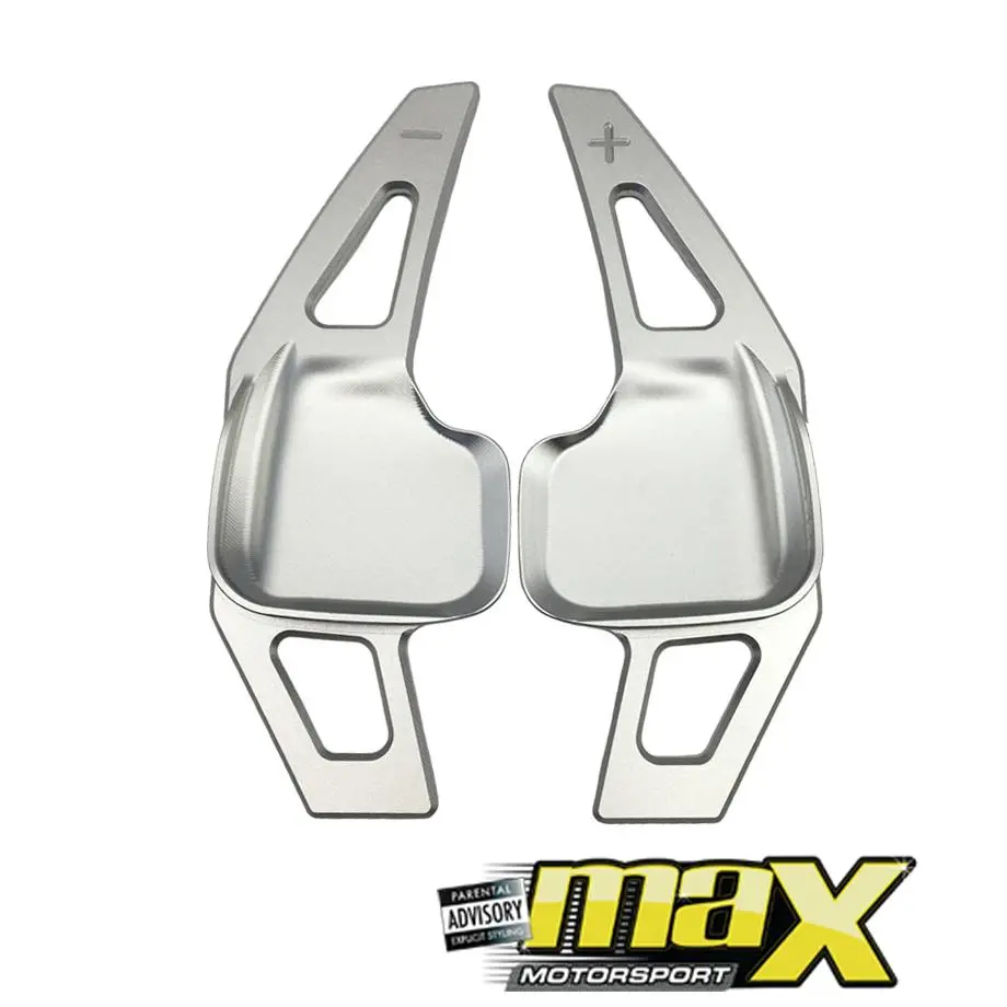 Bm F30 Silver Aluminium Paddle Shift Extensions 1