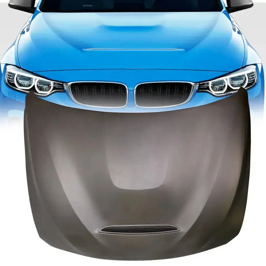 Bm F32 /F33 4-Series Cs / Gts Style Steel Bonnet / Hood 1