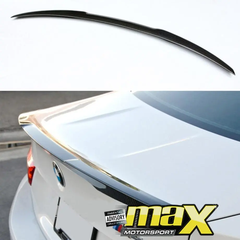 Bm F32 / F33 4-Series M4 Style Carbon Fibre Boot Spoiler 1