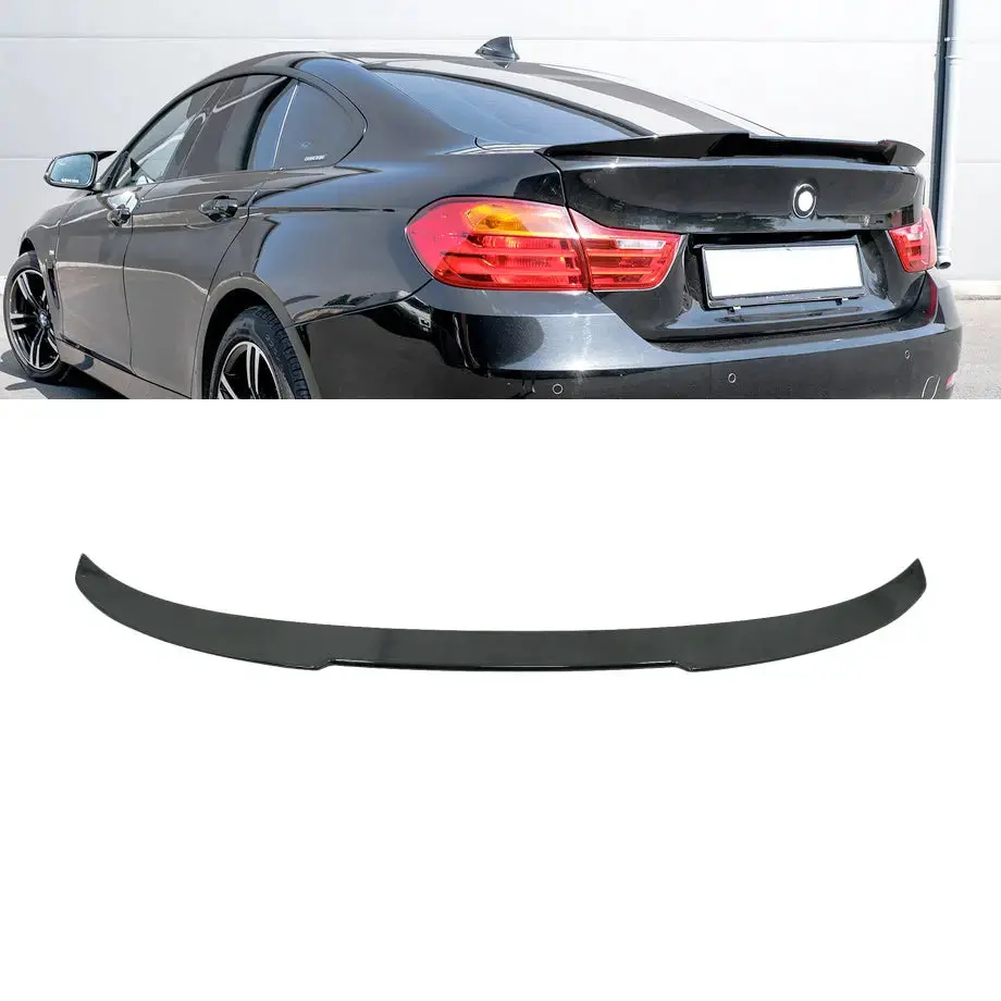Bm F36 Grand Coupe M4 Style Gloss Black Boot Spoiler (14-19) 1